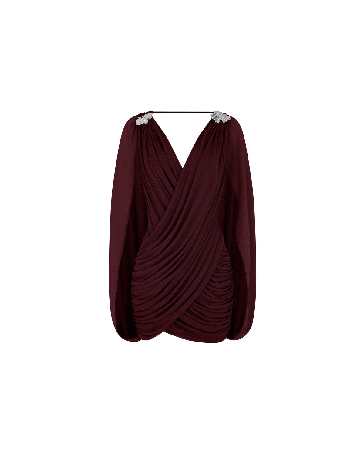 (PRE-ORDER) Draped Cape Dress