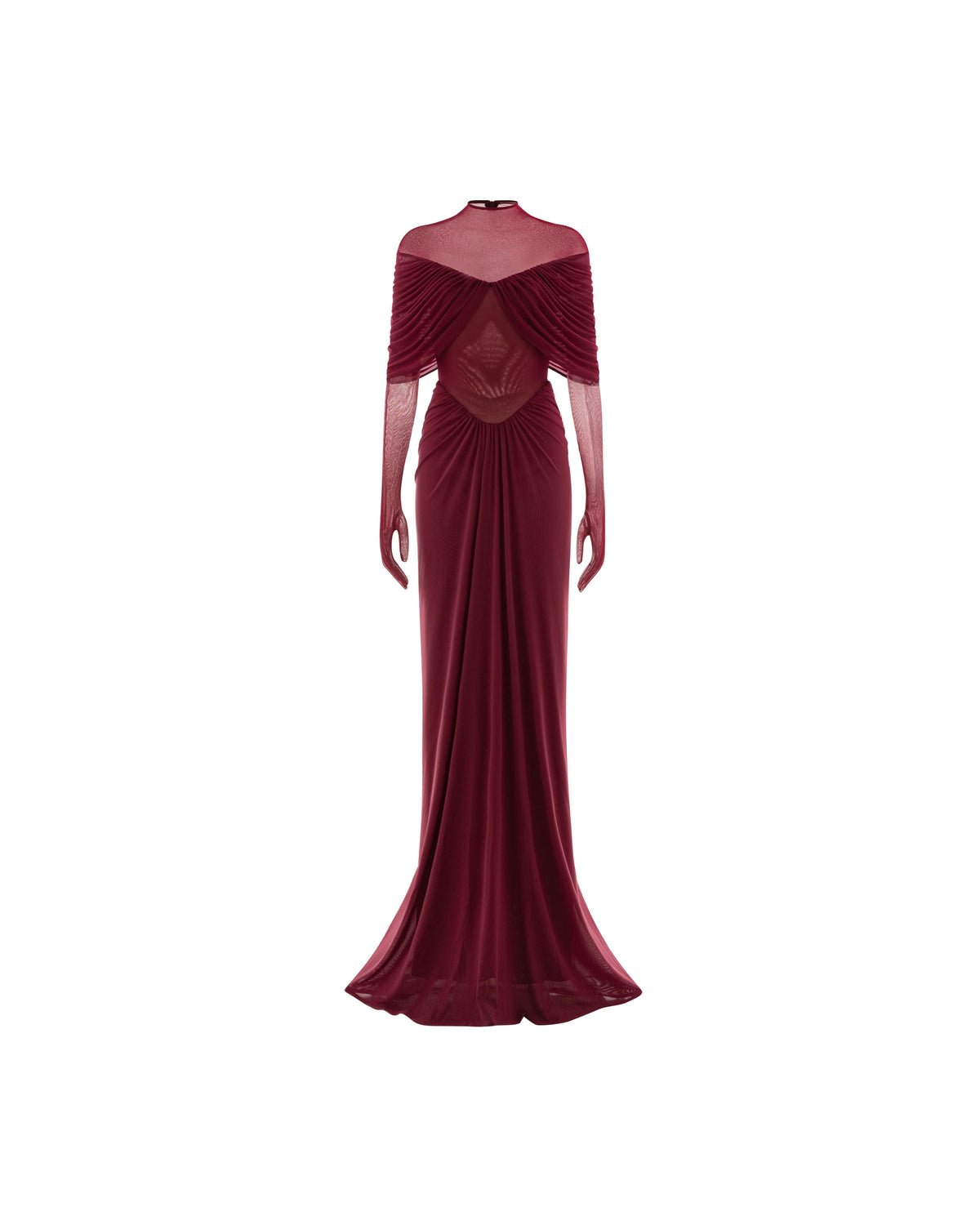(PRE-ORDER) Draped Pleated Cape Dress