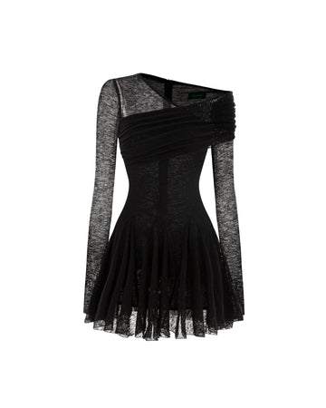 (PRE-ORDER) Panel Stretch Mesh Dress
