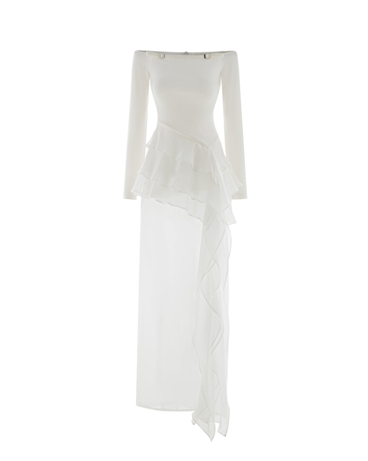 Tulle Embrace Off-Shoulder Dress