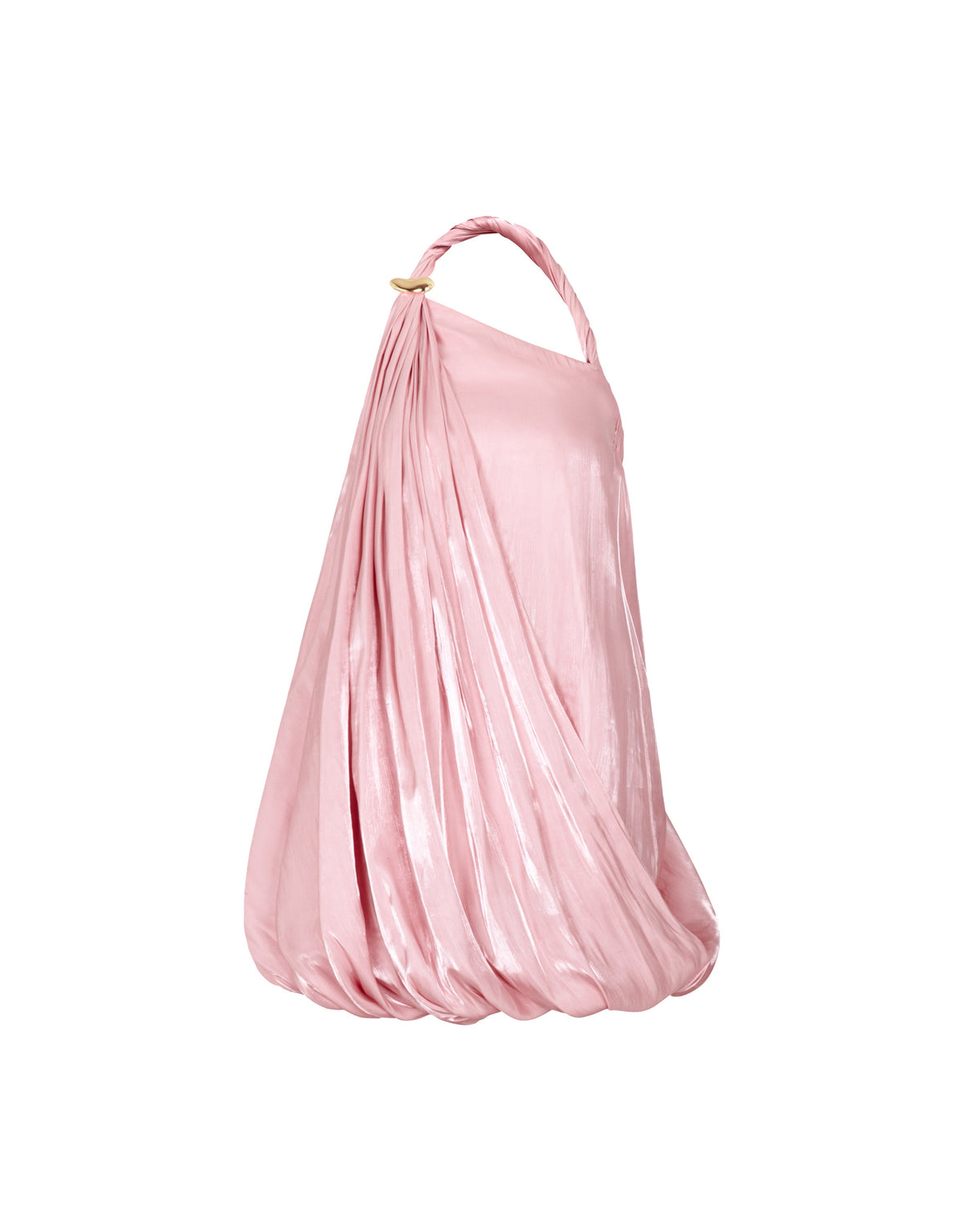 (PRE-ORDER) Pink Twist-Shoulder Mushroom Dress