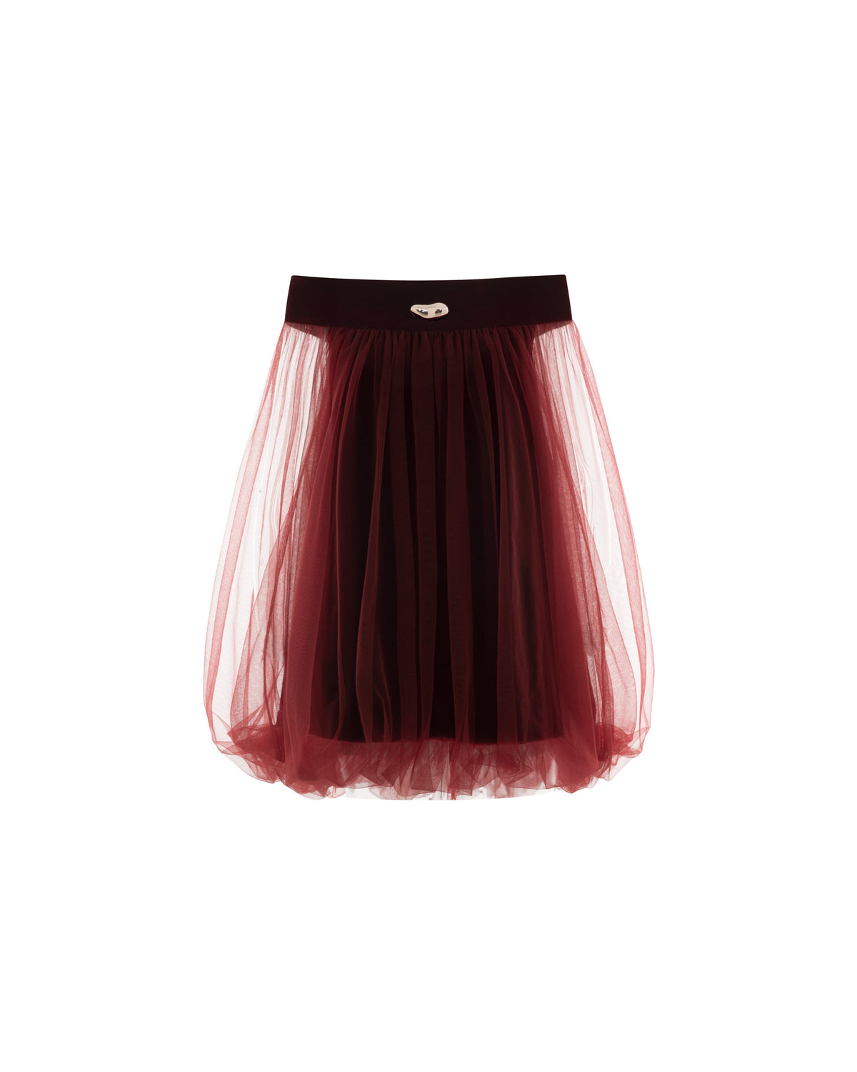 (PRE-ORDER) Red Velvet Ruched Mushroom Dress