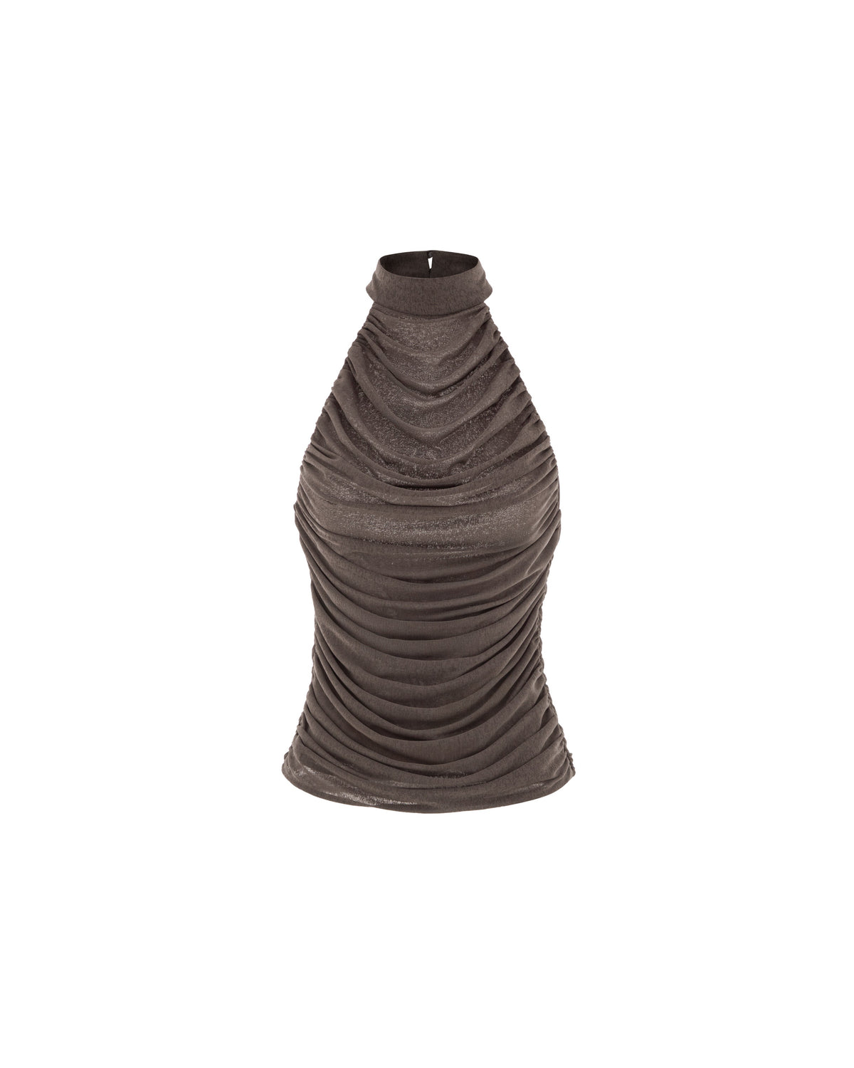 (PRE-ORDER) Draped Pleated Knit Halter Top