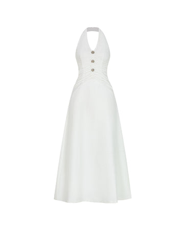 Vogue Buttoned Dress