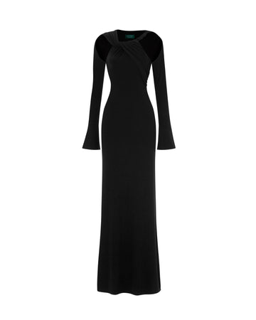 (PRE-ORER) Ribbed Twist-Neck Dress