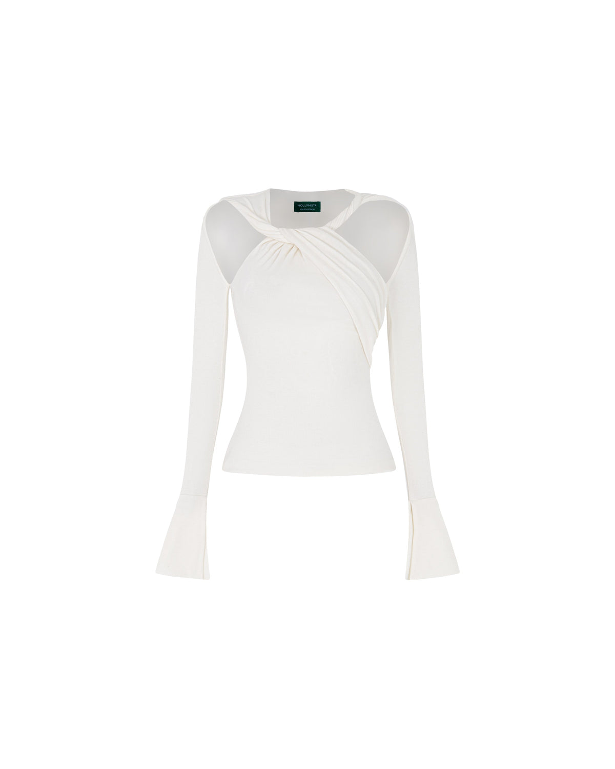 (PRE-ORDER) Ribbed Twist-Neck Top