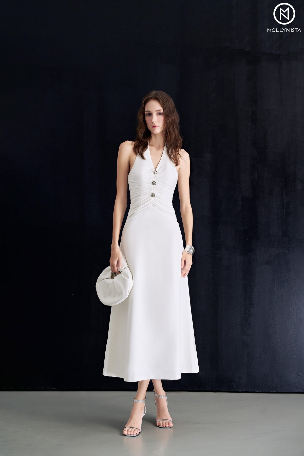 Vogue Buttoned Dress
