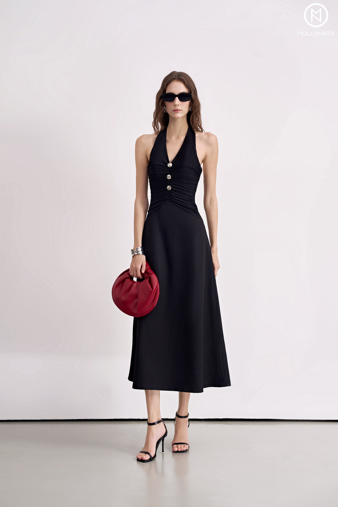 Vogue Buttoned Dress