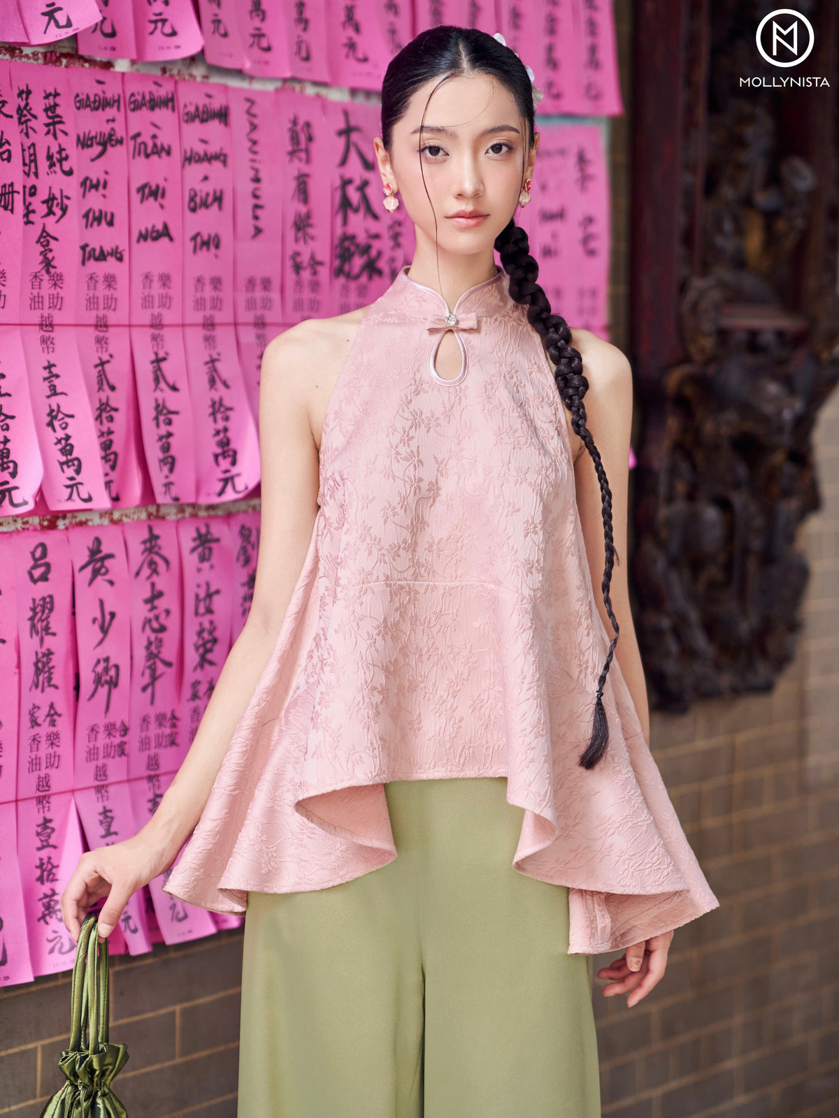 AO YEM TET 2025 MOLLYNISTA (FREE PANTS)