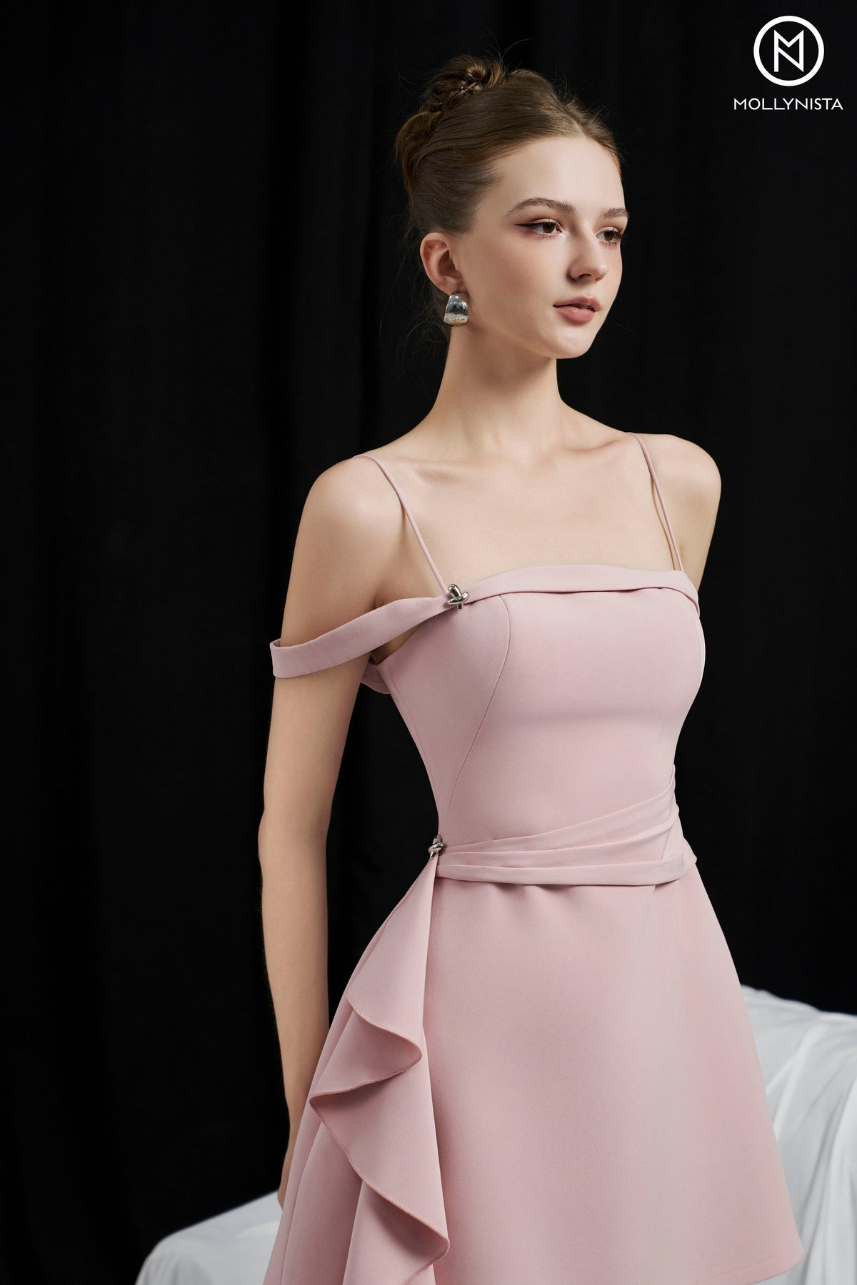 Dress With 2 Off-The-Shoulder Straps