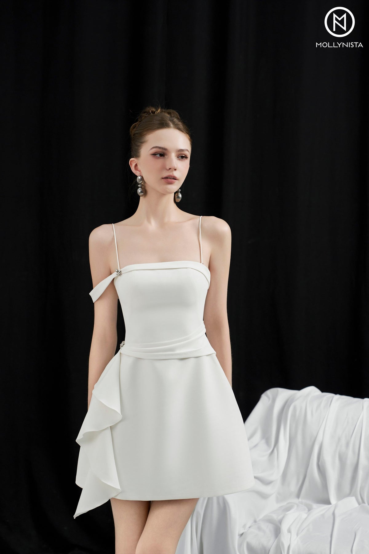 Dress With 2 Off-The-Shoulder Straps