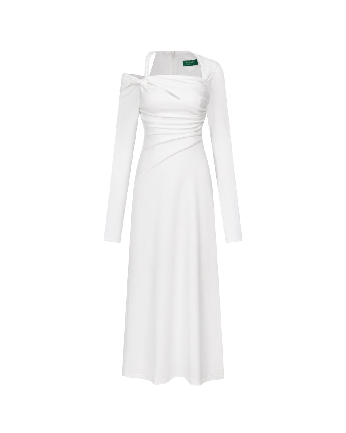 Ruffle Shoulder Dress