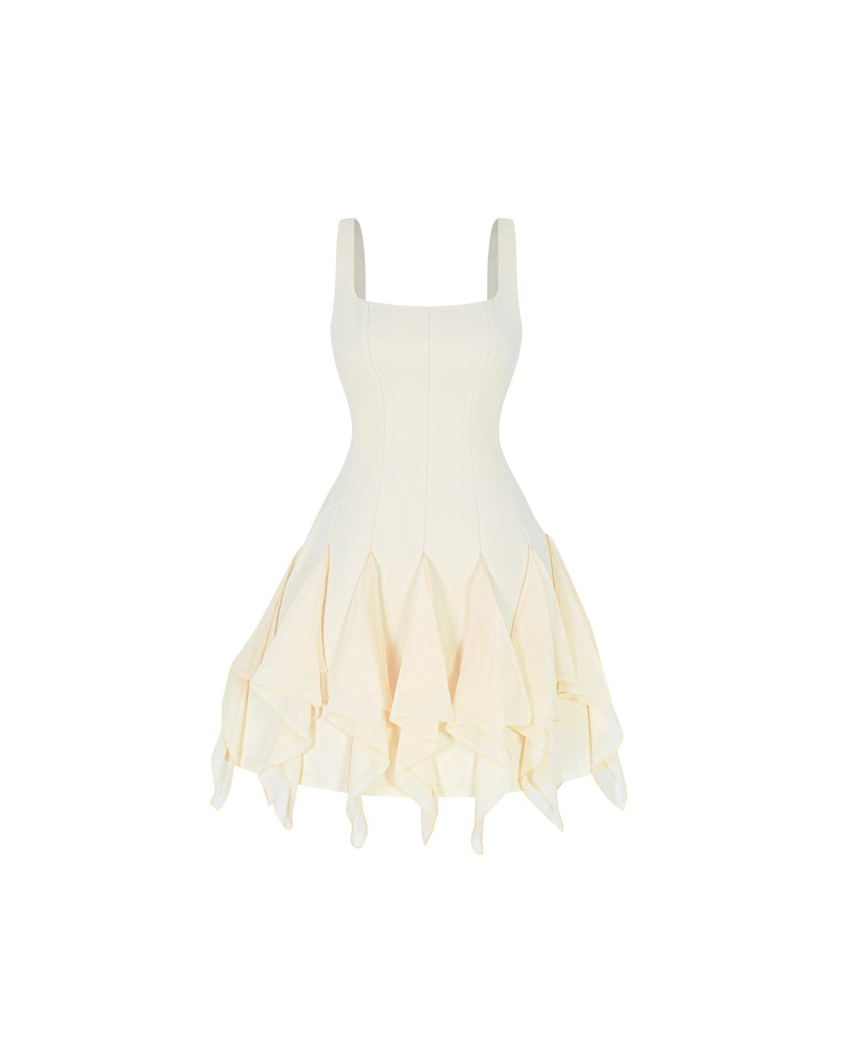 (PRE-ORDER) Pointed Ruffles Dress