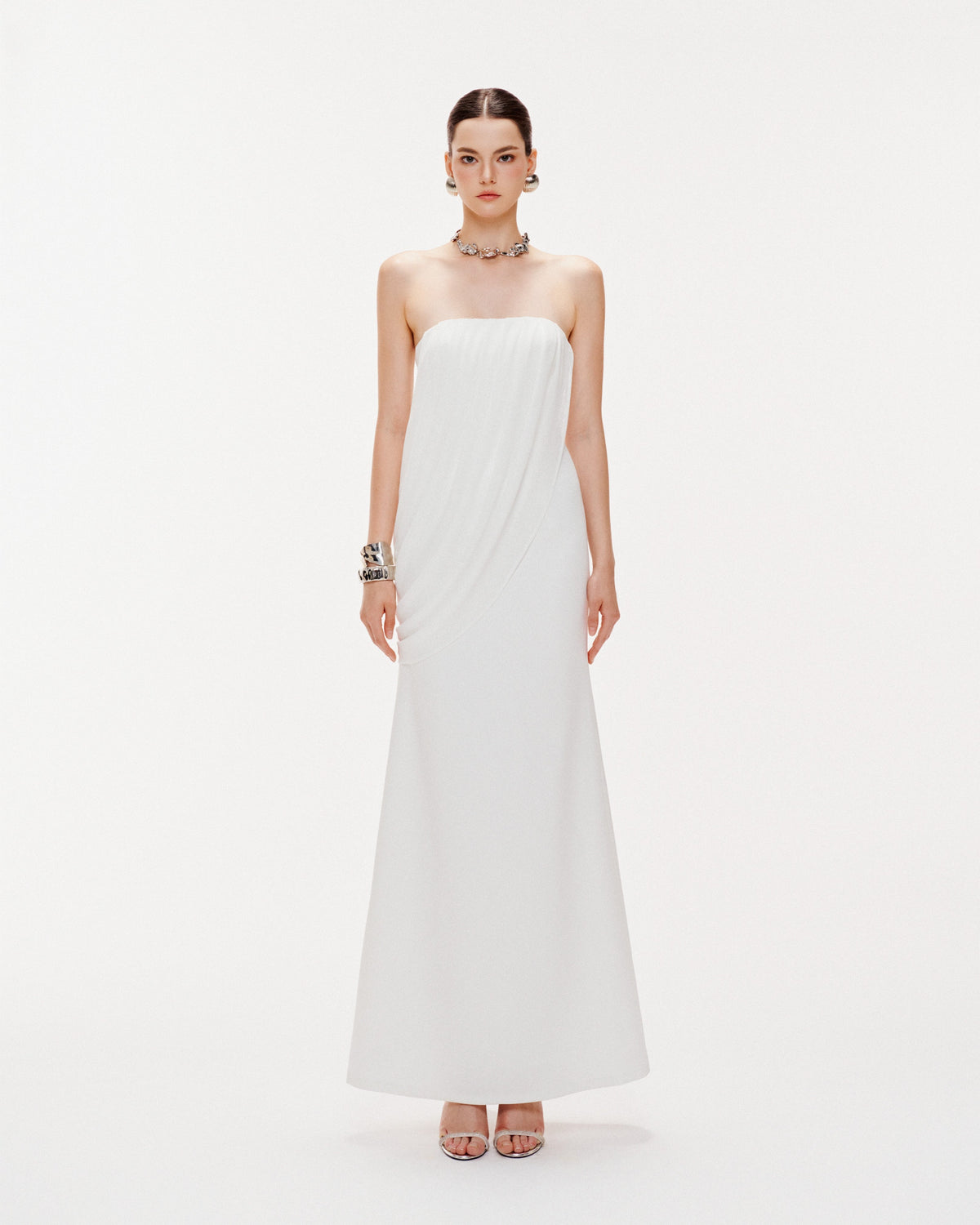 Asymmetric Drape Dress