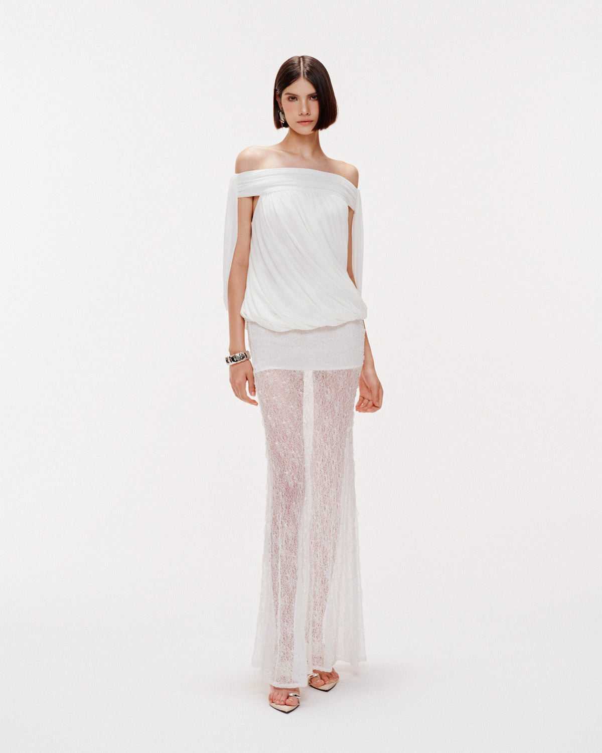 (PRE-ORDER) Long Lace Mermaid Skirt