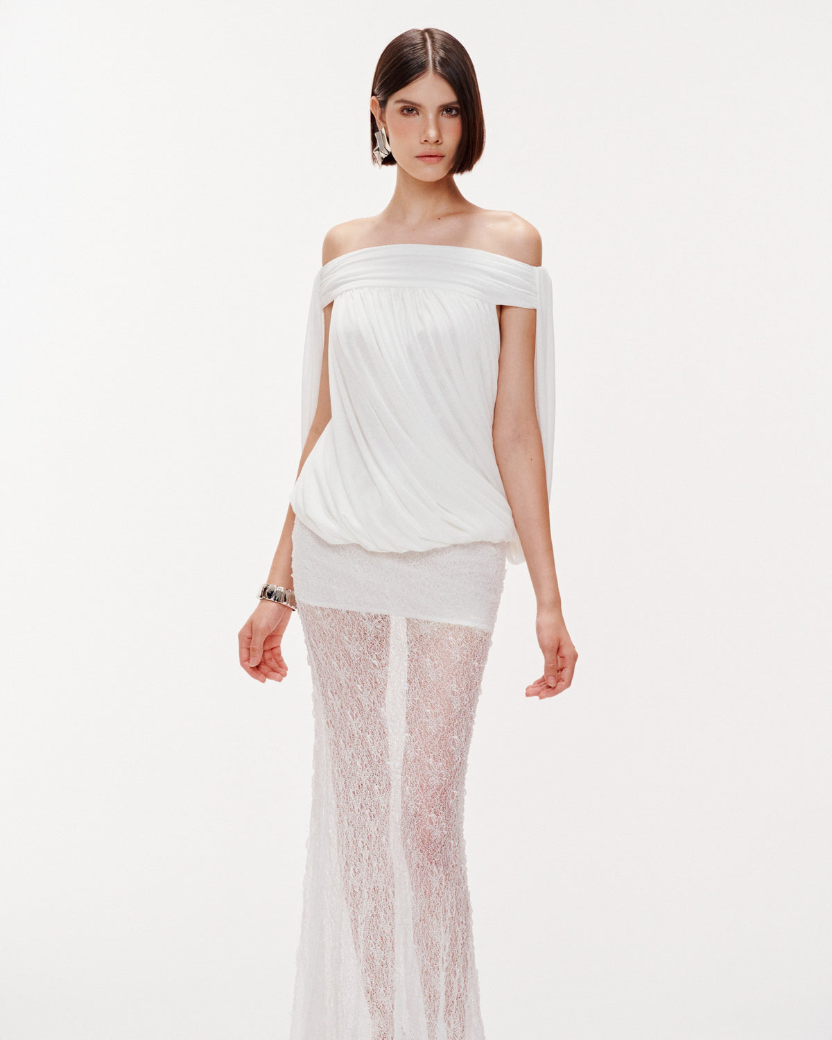 (PRE-ORDER) Long Lace Mermaid Skirt