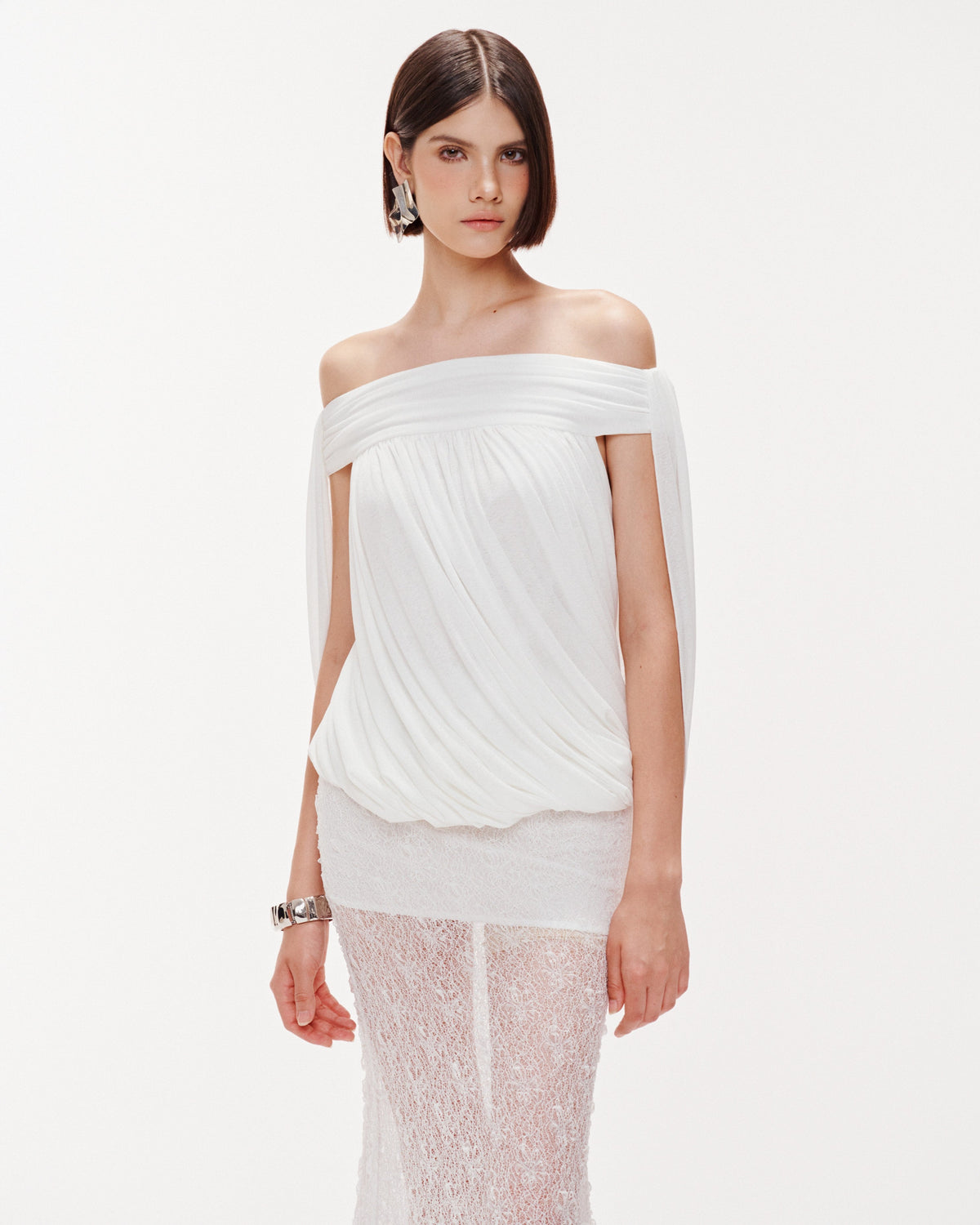 Ruched Mushroom Top
