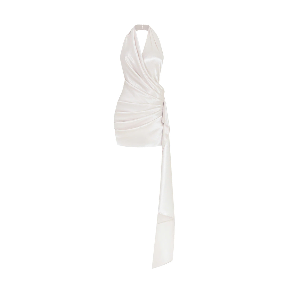 Silk Long Pleated Dress